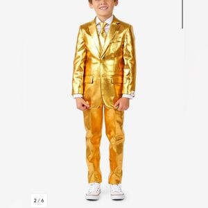 OPPOSUITS Groovy Gold boy Suit size 2Y